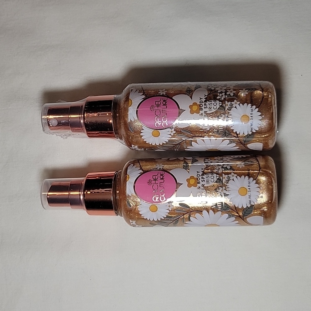 Two-bottle bundle, Rachel Couture Shimmer Spray, Full Size 3.4 fl. oz
